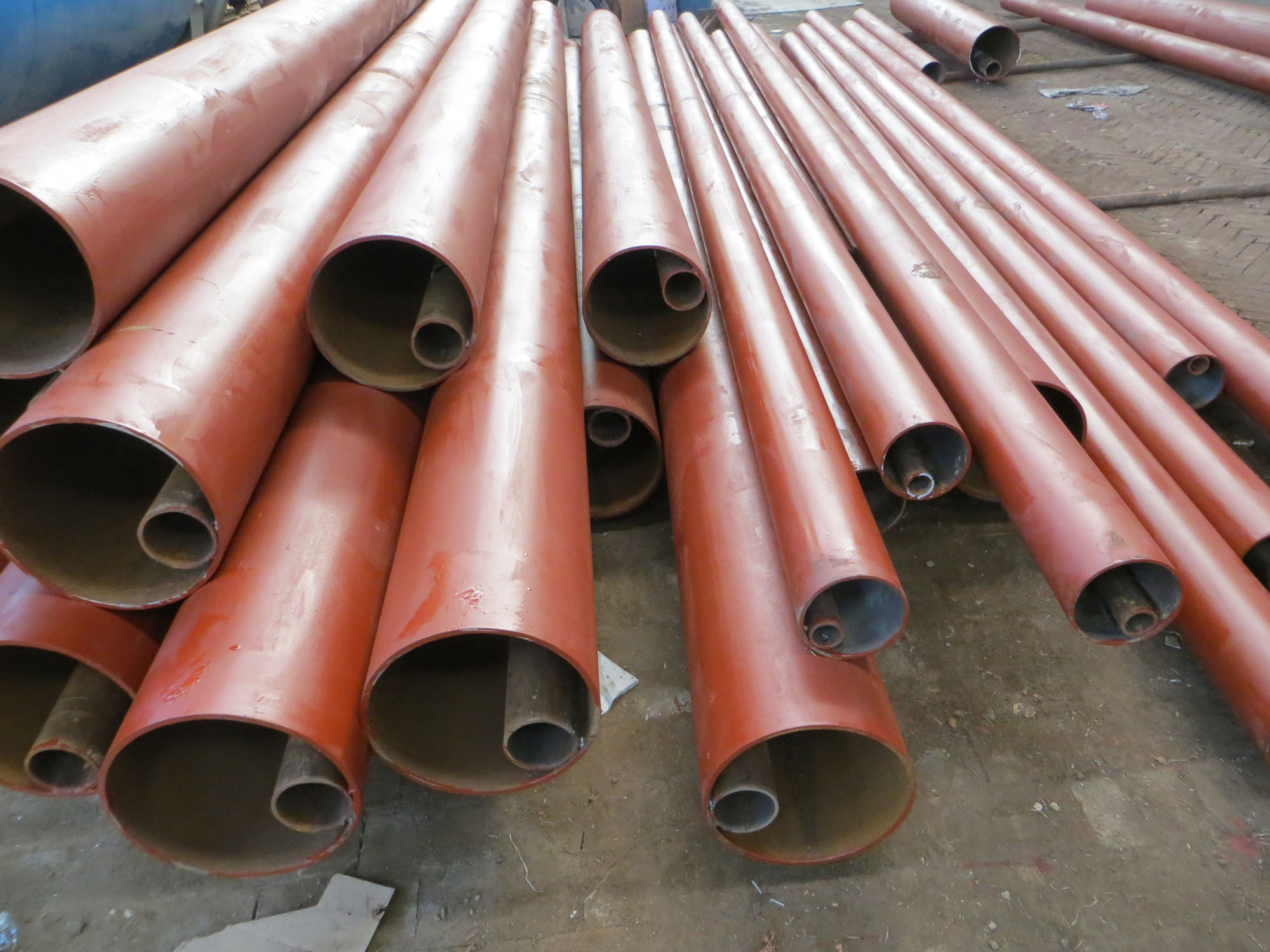  双套管浓相正压气力输灰管道