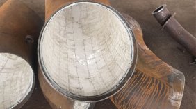 刚玉陶瓷耐磨弯头规格尺寸图