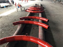 DN100 R=1000 90°陶瓷耐磨弯头